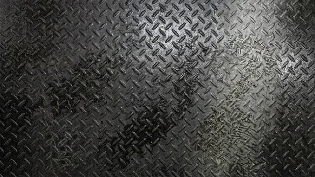 Grunge diamond plate metal texture background