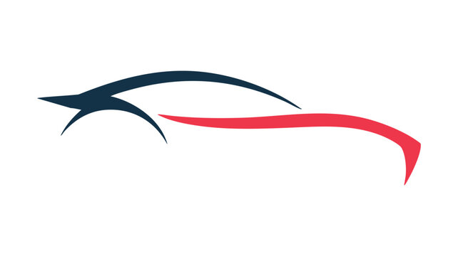 Bow and Arrow Icon with Blue and Red Curved Motion Lines for Dynamic Targeting and Archery Graphics Featuring Bullseye, Athletic, Aiming with Vector