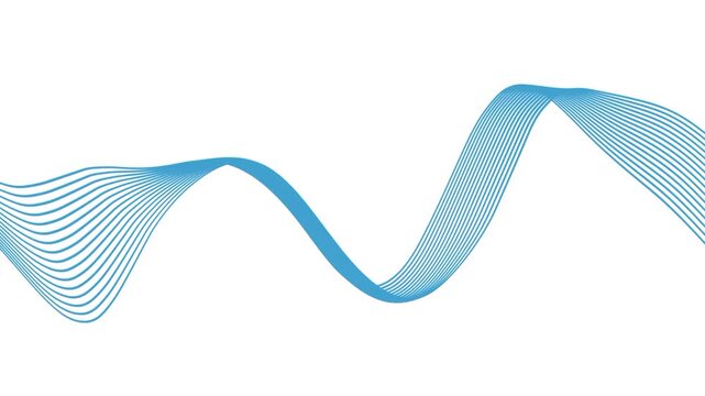 abstract blue wave background
