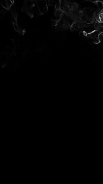 Organic Smoke Swirl Motion Graphics Footage