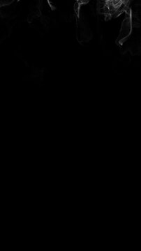 Realistic Smoke Texture Motion Graphics Animation