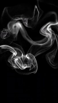 Dark Atmospheric Smoke Flow Animation Background