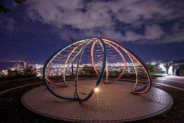 神戸の夜の恋人の聖地 © Masahiro