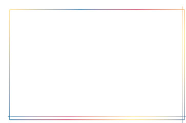 Fototapeta premium Abstract Minimalist Gradient Colorful Line Border on White Background. 146