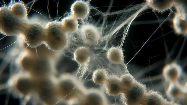 Microscopic Mold Growth.