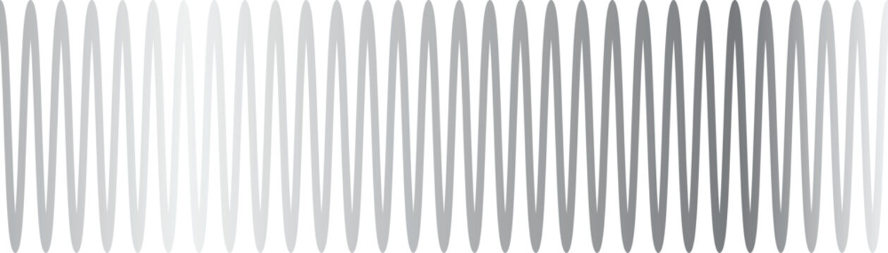 Gray geometric pattern with circles and squares fading into gray