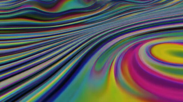Rolling Distortion Wave That Compresses One Edge of the Frame