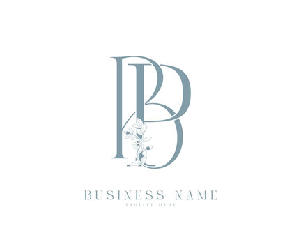 BP initial letters wedding  logo monogram