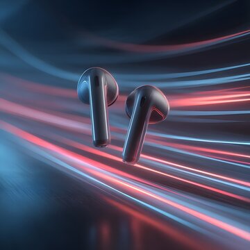 wireless earbuds, true wireless stereo, TWS, earbuds, audio device, Bluetooth headphones, consumer electronics, wearable technology, premium sound, music listening, wireless audio, futuristic design