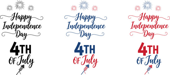 4th of july independence day greeting cards © TaraSana