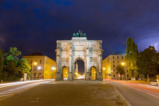 Germany, Bavaria, Munich, Victory Gate