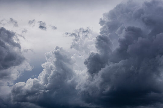 Germany, Bavaria, rain cloud