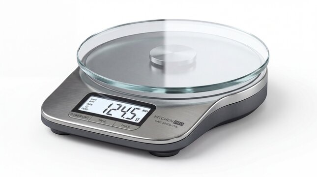 weight scale isolated on white