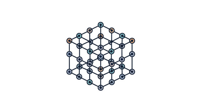 Graphene molecular structure model.