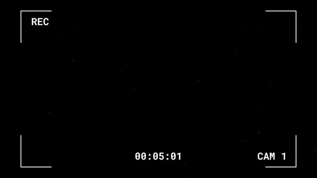 A cctv recording screen displays the timer and camera details while capturing video in a professional setting