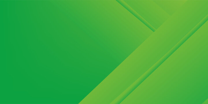 Abstract green banner background with diagonal stripes and dot halftone. modern
