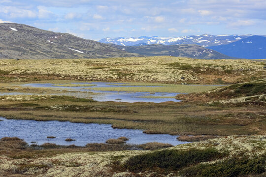Mountains massif around the river Inna( Innerdalen)