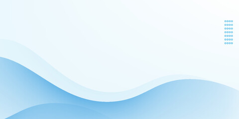 Obraz premium Soft Blue With Blue Shapes creative space