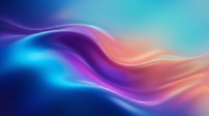 Abstract colorful gradient wave with soft light and smooth texture in vibrant pastel tones