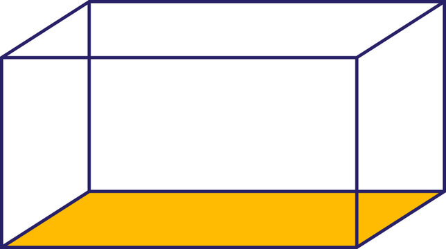 Open Rectangular Prism Math Geometry Shape
