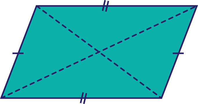 Measured Parallelogram Math Geometry Shape