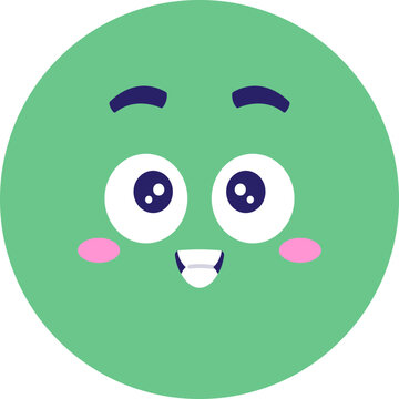 Ilustrasi Karakter Lingkaran Lucu Matematika