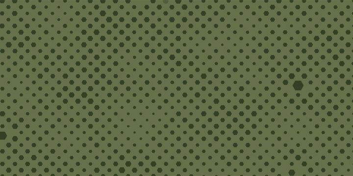 Seamless camouflage pattern. Repeating digital dotted hexagonal camo military texture background. Abstract modern fabric textile ornament. Vector eps 10