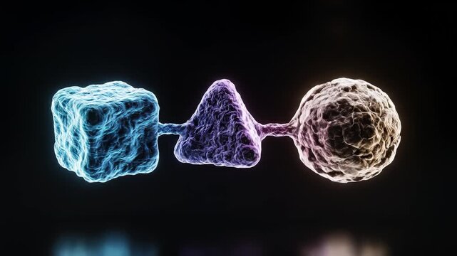 Colorful viruslike particle structure