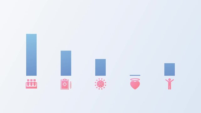Medical infographic HUD elements for data visualization. Digital Science Concept, Healthcare Research, Diagnostic Data, Abstract digital infographic illustration