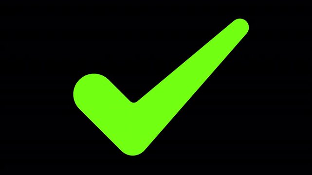 Checkmark Pixel Glitch Animation