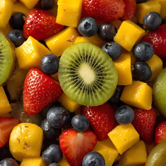 Obraz premium fresh fruit salad