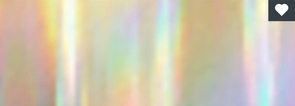 Iridescent nacre background with flowing holographic aurora gradient waves, holographic pearl texture, abstract pastel bg in soft gold tones. Horizontal vector illustration for clean y2k design