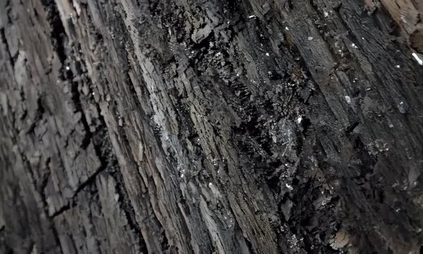 Stunning close-ups of burnt wood, the extraordinary textures tell a story of resilience and transformation.