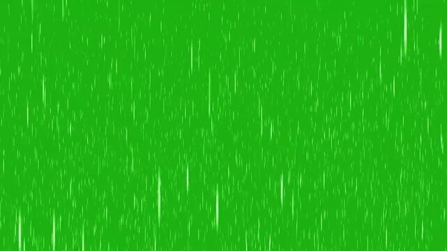 Rain drops green screen chroma video