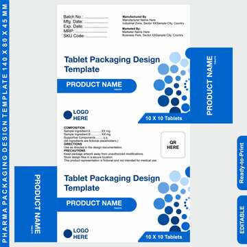 Generic Medicine Box Design, Pharma Box Design