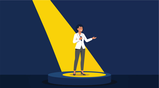 Professional Visibility Personal Branding Strategy Vector