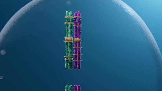 Abnormal chromosome segregation, animation