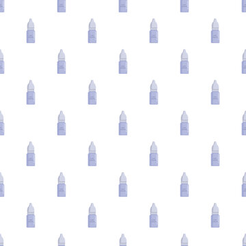 Ear drop bottles forming a recurring background for medical and health concepts