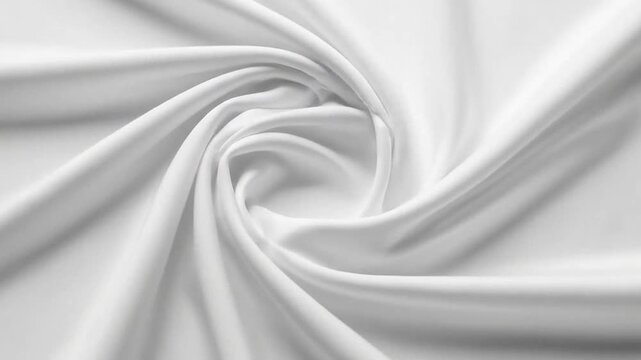 Close-up of smooth white fabric texture.