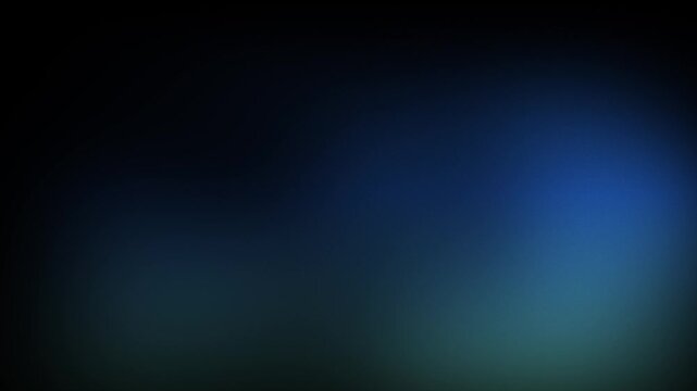 Animation abstract soft gradient light leaks loop motion background on black background. Abstract colorful blue and black gradient background.