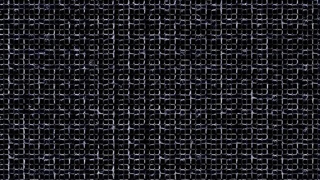 Dynamic transformation of intricate mesh patterns shifting from chaos to order