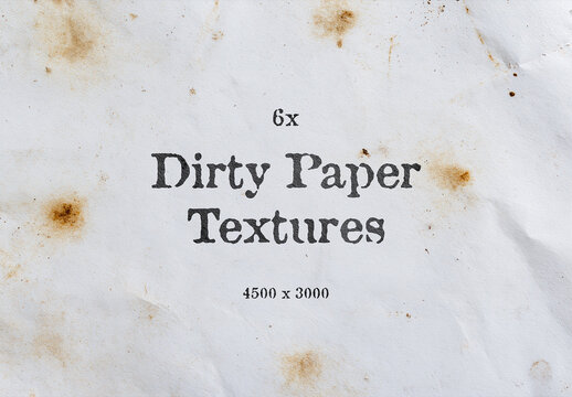 Dirty Paper Textures