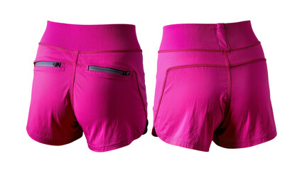 Pink athletic shorts with zippered pockets © Andrei