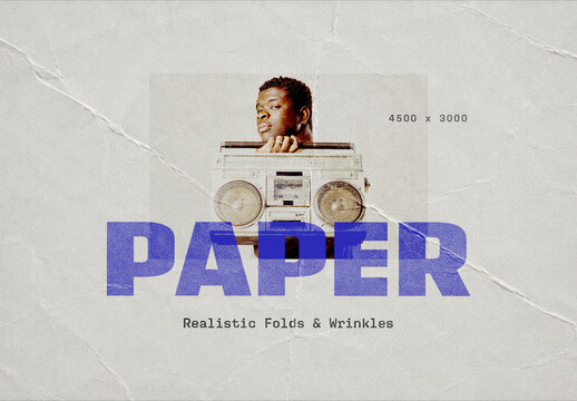 Realistic Paper Folds and Wrinkles