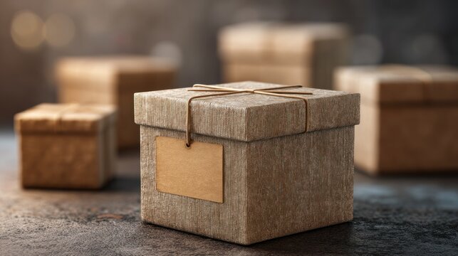 Gift boxes on transparent background