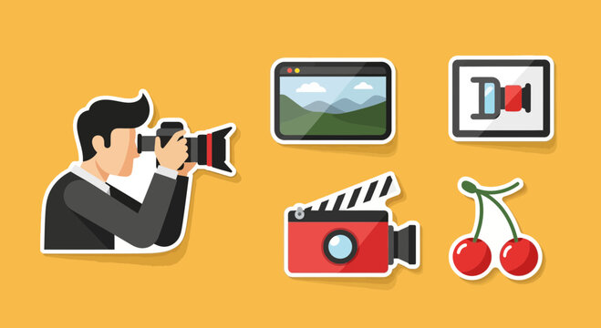 Professional Filmmaker and Photographer Location Scouting Vector