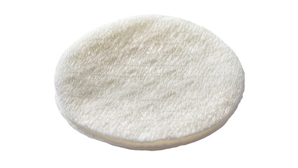 Round white fluffy cosmetic pad © Sophia