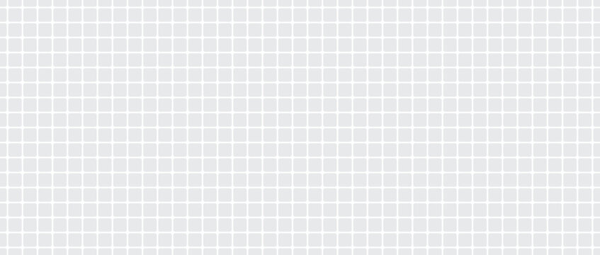 Abstract Minimalist Light Grey Grid Pattern Background, Seamless Square Mesh Texture, Corporate Presentation Engineering Layout, Simple White Geometric Graphic Tech Line Backdrop