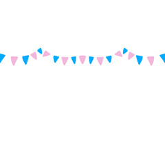 Obraz premium blue and red ribbon