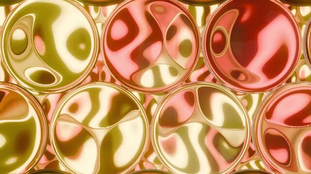 sfondo animato, effetto lenti retroilluminate, animazione 3d